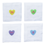 Load image into Gallery viewer, Valentine Conversation Hearts - Set of 4
