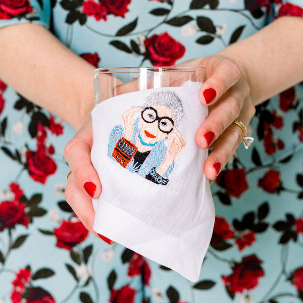 Lettermade Iris Apfel Cocktail Napkins - Thumbnail 4