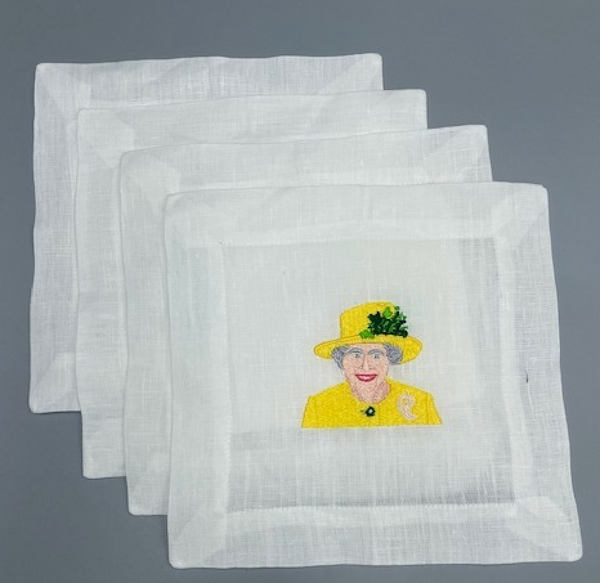 Lettermade Queens Royal Splender Cocktail Napkins - Thumbnail 4